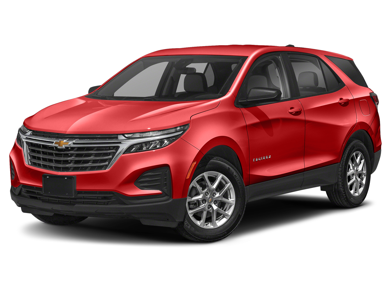2024 Chevrolet Equinox LT in Radiant Red Tintcoat — front three-quarter view