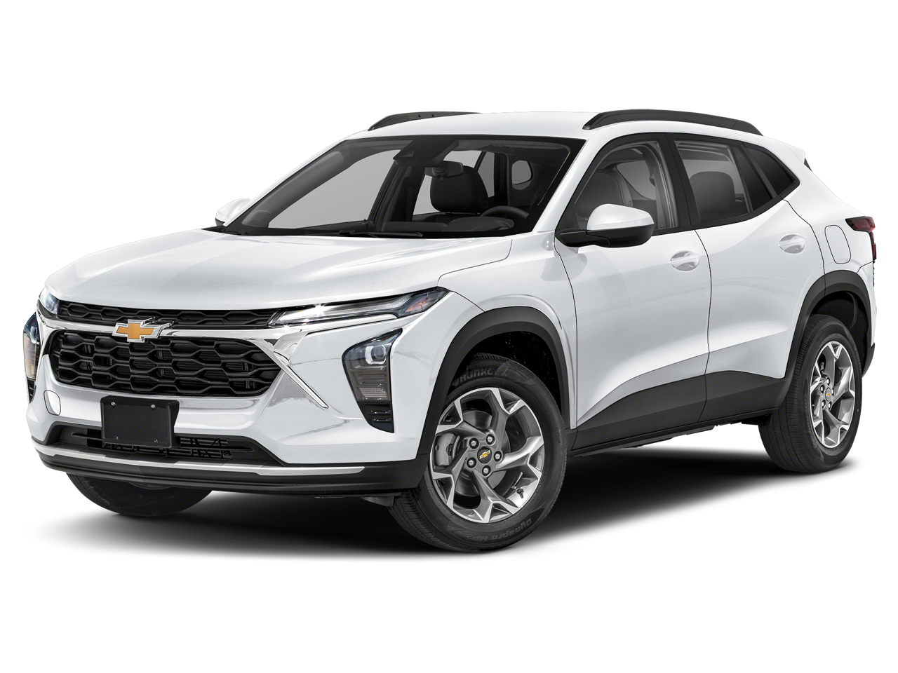 2026 Chevrolet Trax LT in Summit White — front three-quarter view