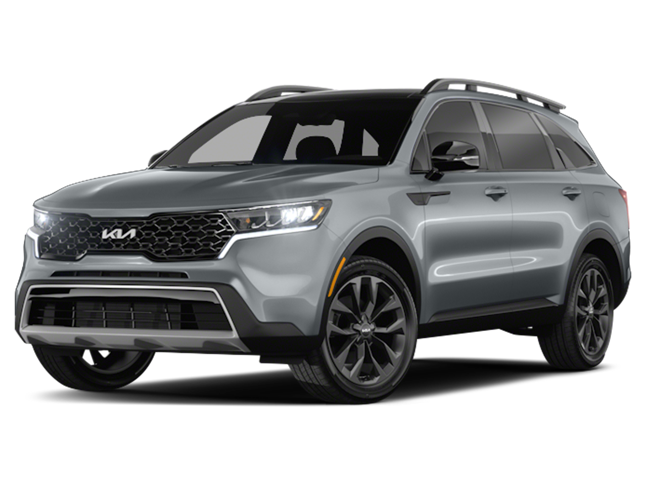 2023 Kia Sorento X-Line EX in Blue — front three-quarter view
