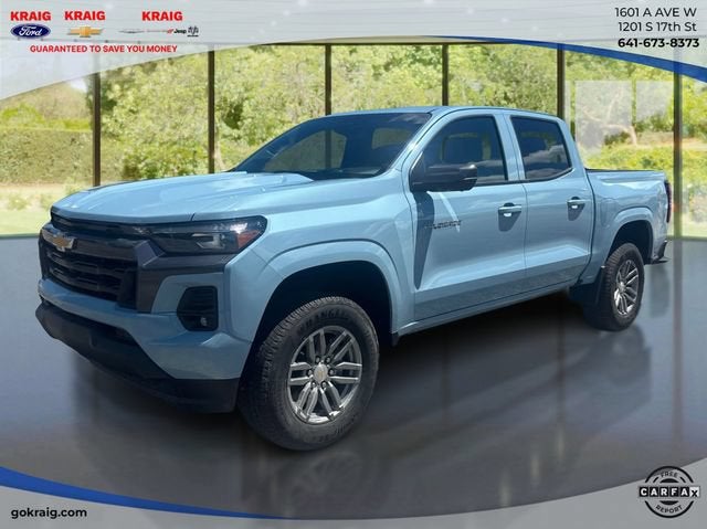 2026 Chevrolet Colorado LT in Snowdrift Metallic — front three-quarter view