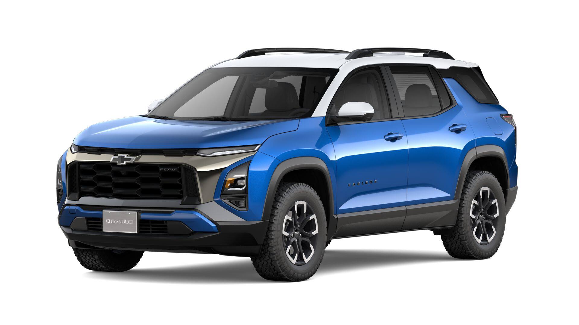 2027 Chevrolet Equinox ACTIV in Reef Blue Metallic — front three-quarter view