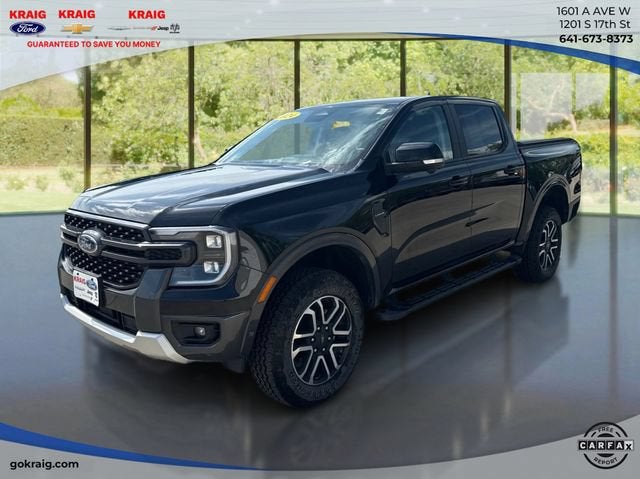 2024 Ford Ranger LARIAT in Other — front three-quarter view