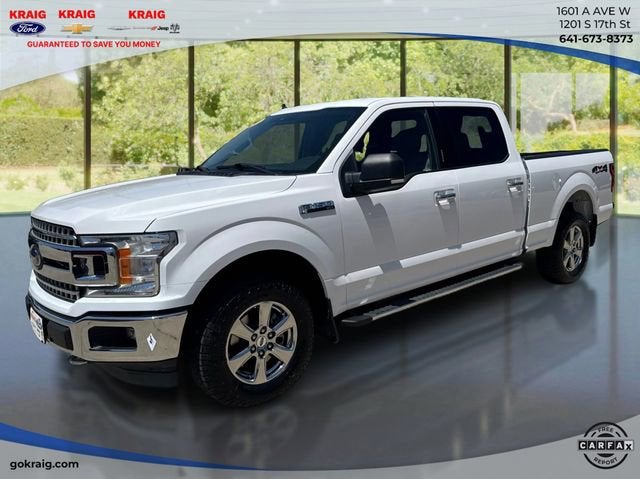 2020 Ford F-150 XL in White — front three-quarter view