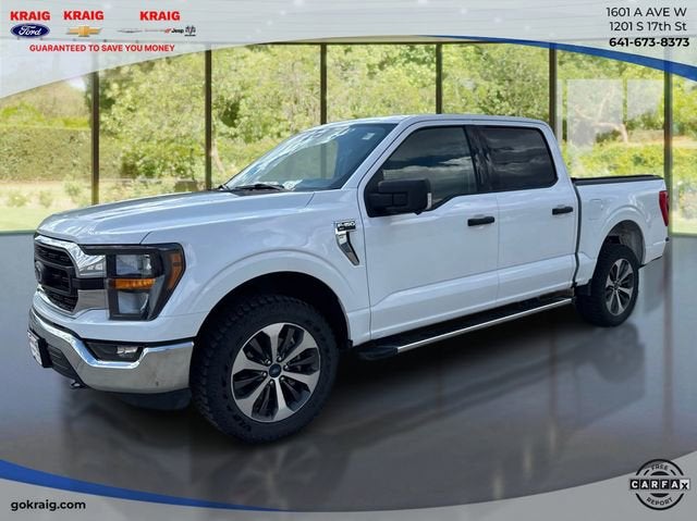 2023 Ford F-150 XL in Oxford Whi — front three-quarter view