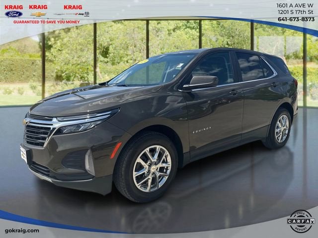 2023 Chevrolet Equinox LT in Harvest Bronze Metallic — front three-quarter view